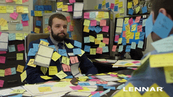 lennar work tired sales notes GIF