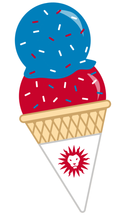 Ice Cream Summer Sticker by Loyola Marymount University