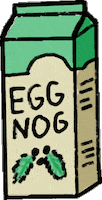 Egg Nog GIF by Tamzen