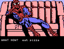 video games pizza GIF