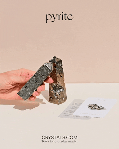 Pyrite GIF by crystals.com