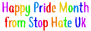 Happy Pride Sticker by Stop Hate UK