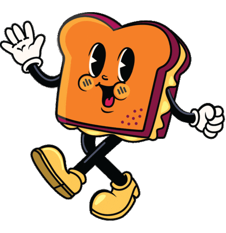 Grilled Cheese Sticker by Virginia Tech