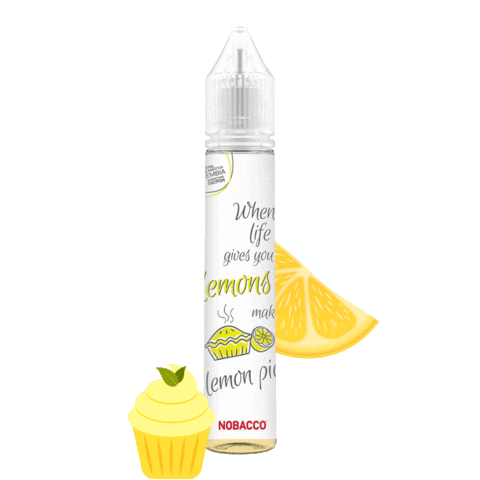 Lemon Pie Vape Sticker by NOBACCO