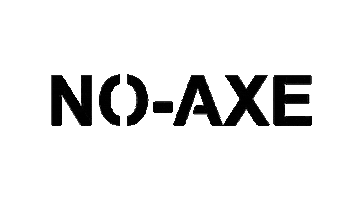 NO-AXE Sticker