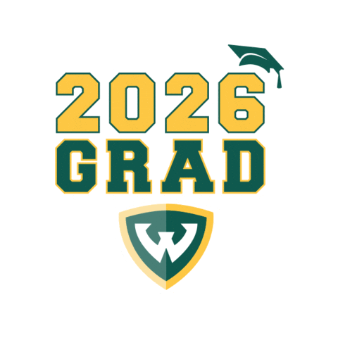 Wayne State Graduation Sticker by Wayne State University