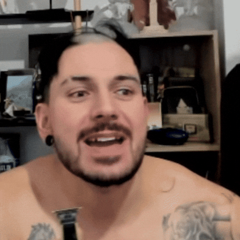 Streamer Haircut GIF