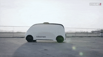 Vehicle Driverless GIF by Robomart