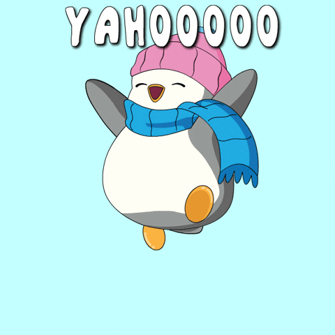 Happy Lets Go GIF by Pudgy Penguins by pudgypenguins