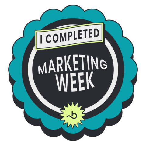 Marketing Week Sticker by Booksy