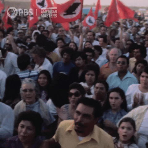 Cesar Chavez Protest GIF by American Masters on PBS