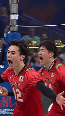 Japan Yes GIF by Volleyball World