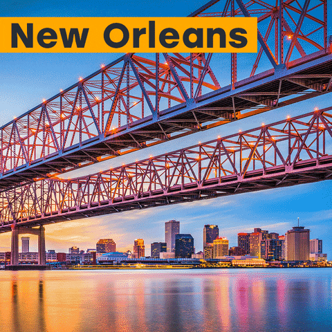 New Orleans Travel GIF by Frontdesk Stays