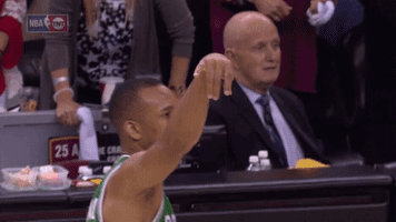 Hand Up Nba Playoffs GIF by Boston Celtics