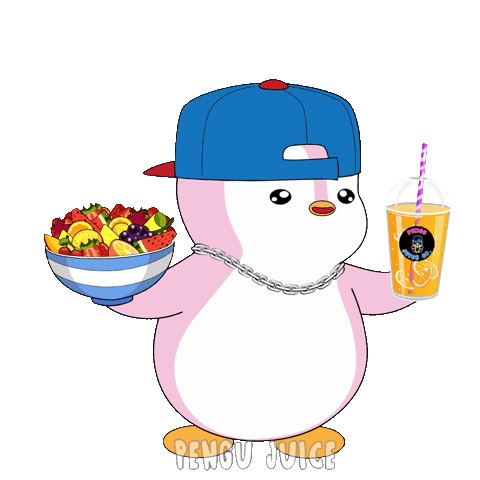 Fruit Luke Sticker by Pengu Juice Co.