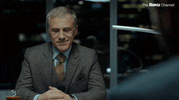 Christoph Waltz GIF by The Roku Channel