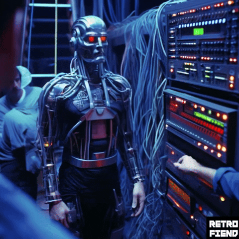 Science Fiction Robot GIF by RETRO-FIEND