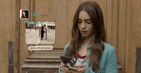Lily Collins Netflix GIF by Mashable - Find & Share on GIPHY