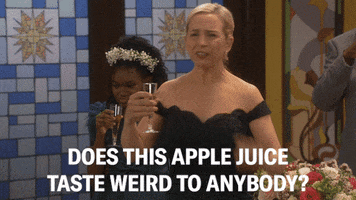 Apple Juice Wedding GIF by ABC Network