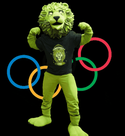 CBDGreeneo lion cbd jo olympic games GIF