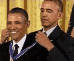 Obama Medal GIF
