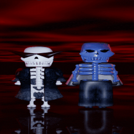 Dance Skull GIF