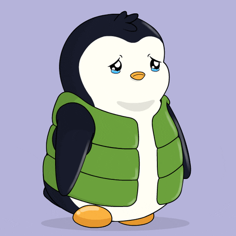 Sad Penguin GIF by Pudgy Penguins