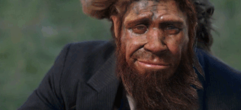 Image result for Neanderthal gif