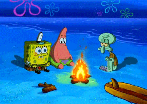 Campfire GIF by SpongeBob SquarePants - Find & Share on GIPHY