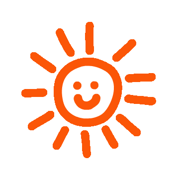 Happy Sun Sticker