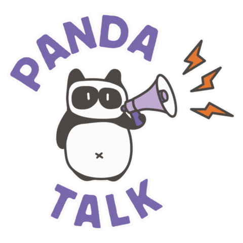 Pandaclub Sticker by Marie Angeline