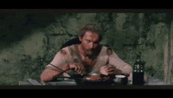 Terence Hill Beans GIF