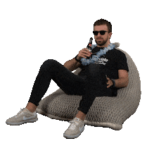 Beer Chill Sticker by Associate Degree Academie