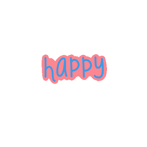 Happy Sticker