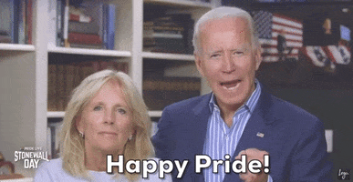 Joe Biden Rainbow GIF by Stonewall Day