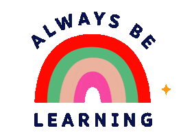 Rainbow Learn Sticker by Brennan & Stevens