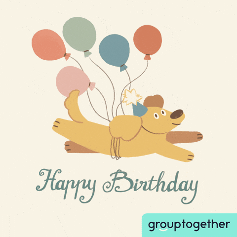 Celebrate Happy Birthday GIF by GroupTogether