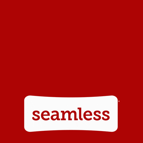 Seamless food eat delivery breakfast GIF