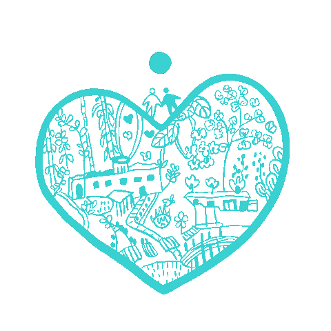 In Love Heart Sticker