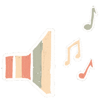 Noise Notes Sticker by Art Side of Life