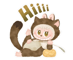 Cat Naptime Sticker by popmartglobal