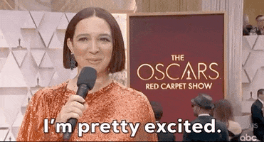 Excited Maya Rudolph GIF by The Academy Awards