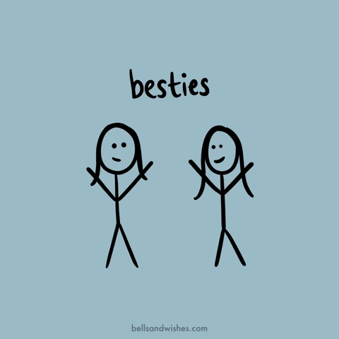 Best Friends Dancing GIF by Bells and Wishes