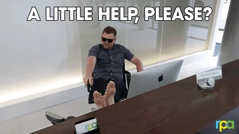 A Little Help Please GIF by RPA_Advertising