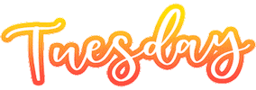 Tuesday Sticker