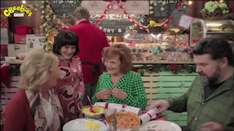 Katrina Bryan Eating GIF by CBeebies HQ - Find & Share on GIPHY