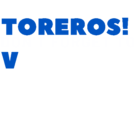 Vote Sticker by USD Votes Campaign