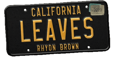 La California Sticker by Rhyon Brown