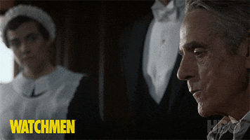 Jeremy Irons Eating GIF by Watchmen HBO