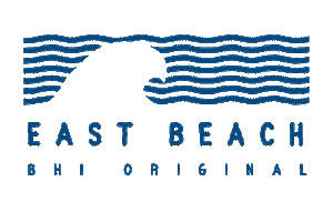 East Beach Bhi Sticker by Riverside Adventure Co.